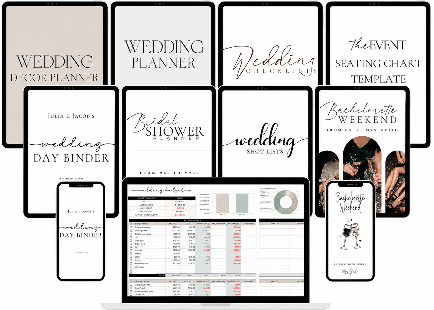 The Ultimate Wedding Bundle Mockup