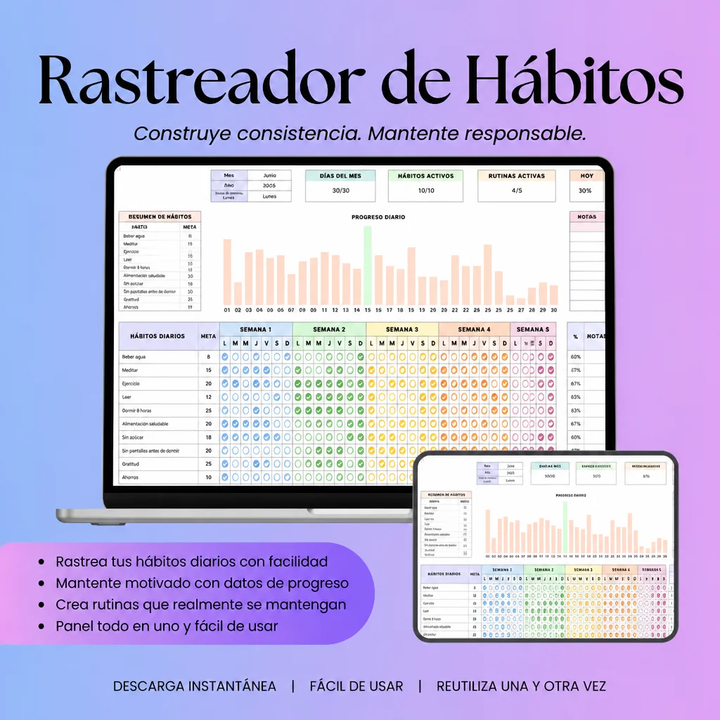 Rastreador de hábitos