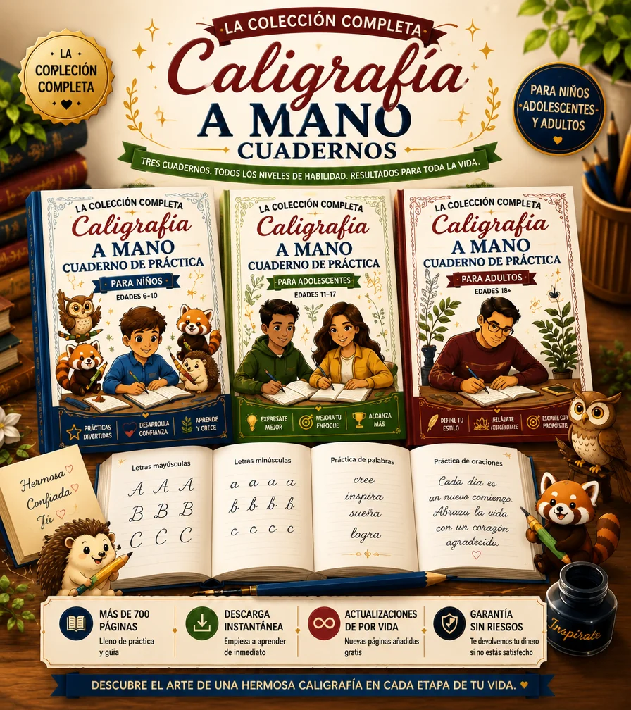 El Paquete Completo de Caligrafía Cursiva
