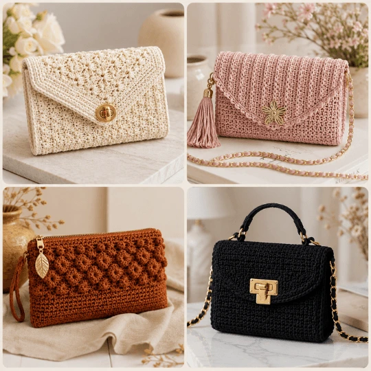 Carteras y clutches: modelos incluidos en la colección