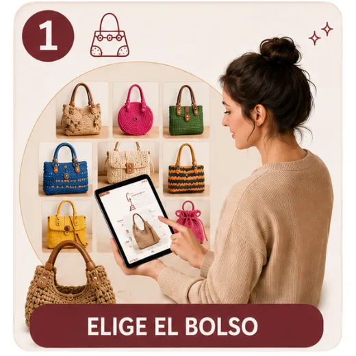 Paso 1: Elige el bolso